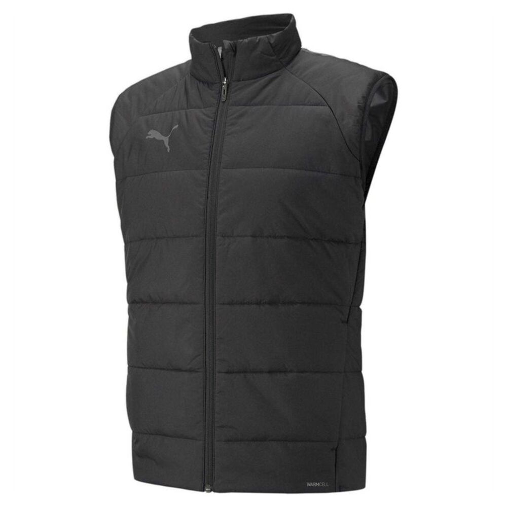 Puma Mens TeamLIGA Quilted Sleeveless Vest / Black